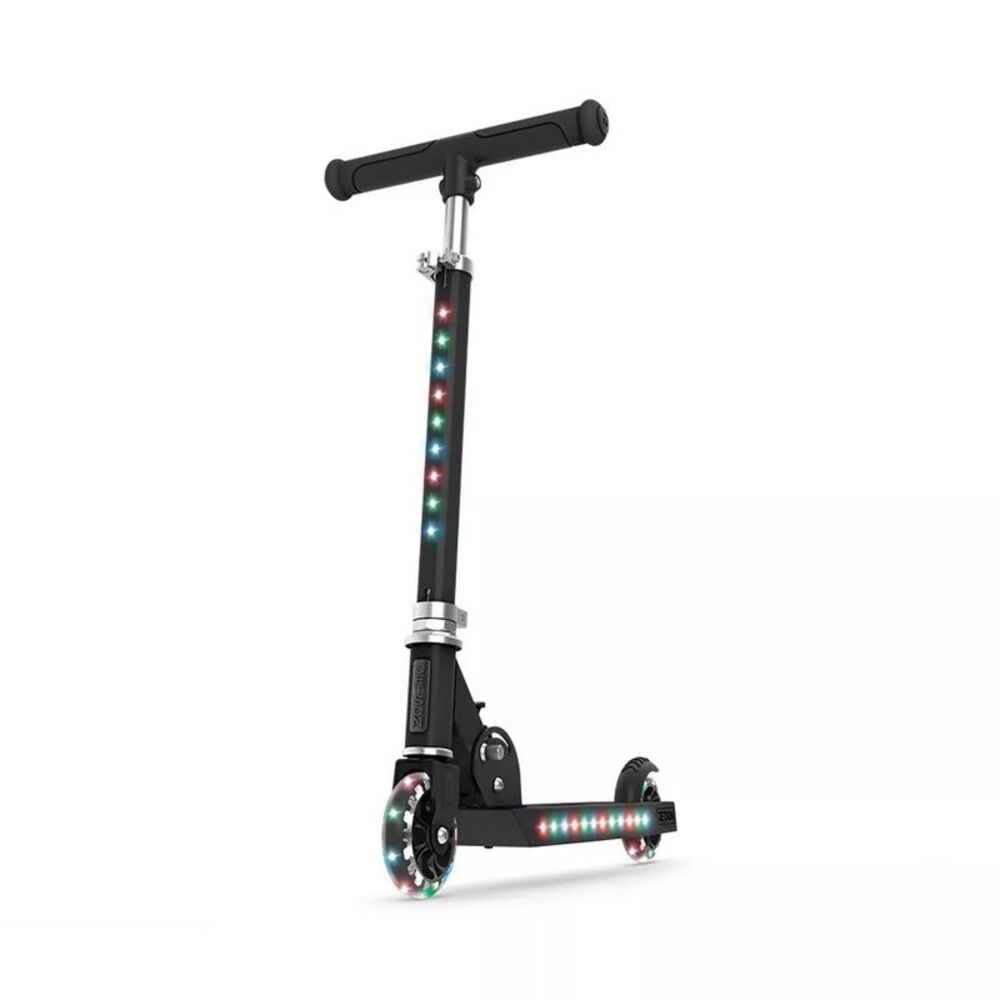 Jetson -  Kids Kick Scooter LED Lights Folding Beginn Black